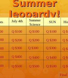 06/18/25 Virtual Jeopardy Event 7-8pm